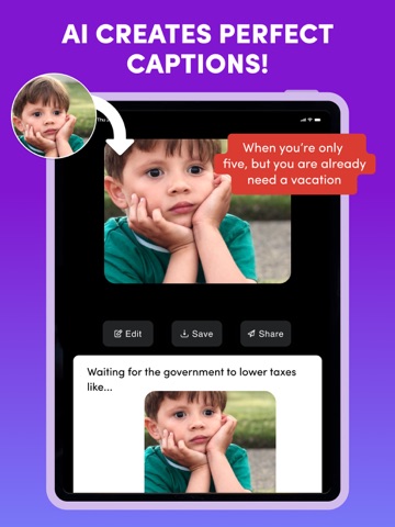 Memes.com Meme Maker Generator iPad screenshot