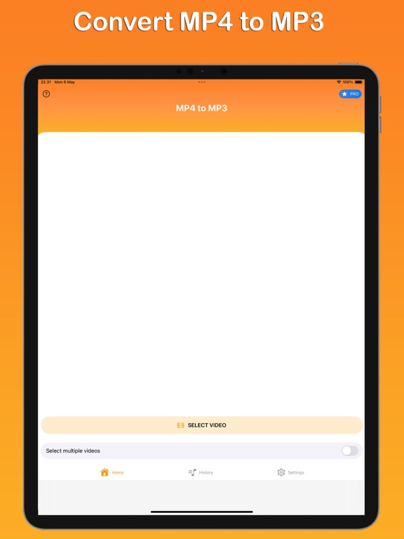 MP4 to MP3 Converter ™ iPad screenshot 3 - Utilities app