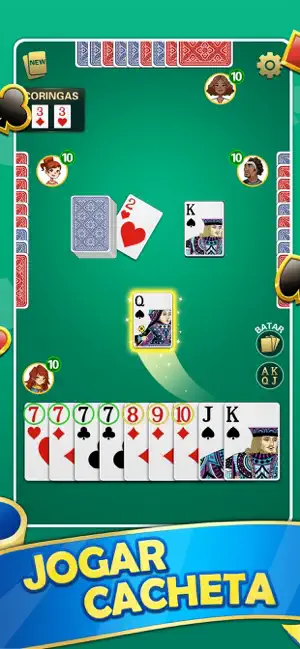 Cacheta: Classic Card Game screenshot 1