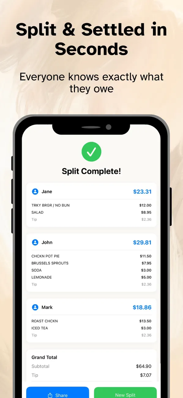 #6. Split Ease App (iOS) Podle: Deniz Birlik