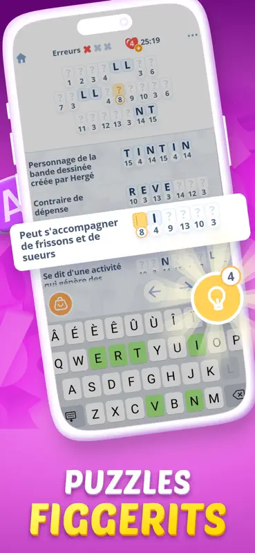 Crostic Guru - Mots Croisés screenshot 2 of 5