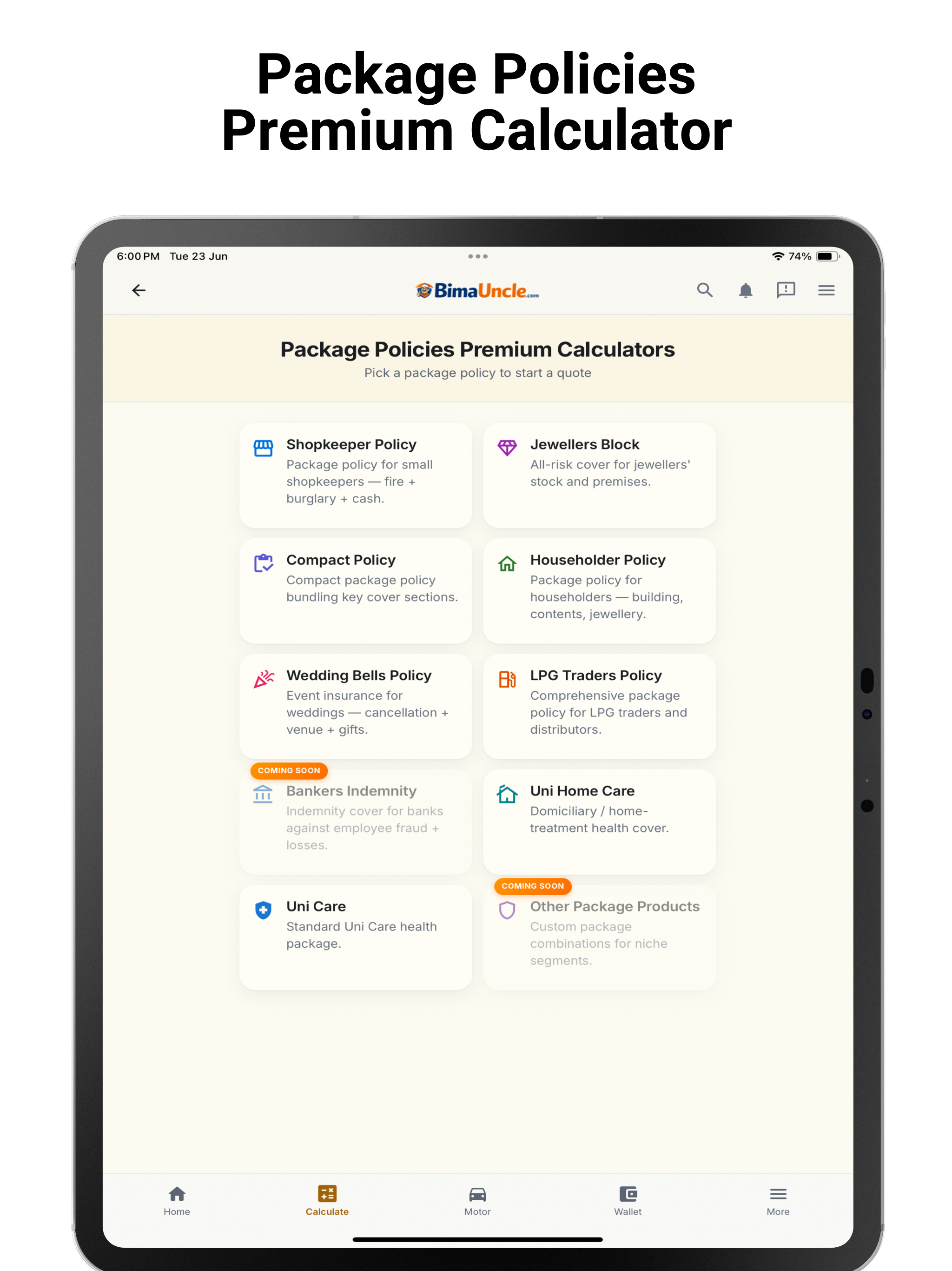 BimaUncle: Premium Calculator screenshot 17