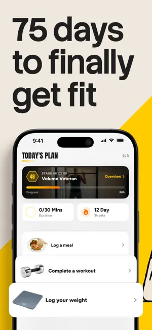 Fit75: Challenge Tracker screenshot 1