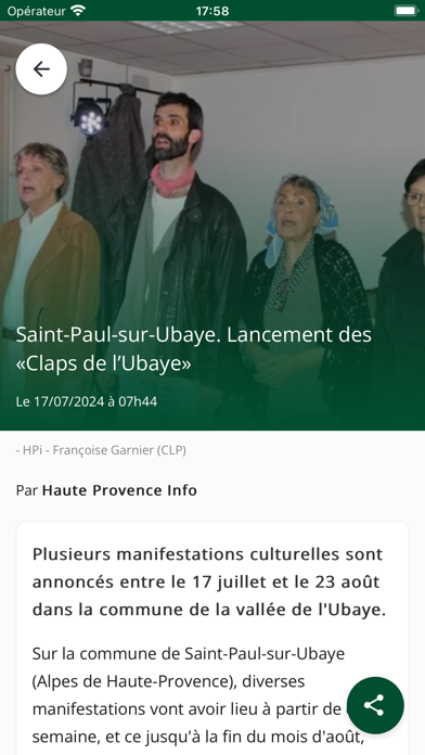 Screenshot #2 pour Haute Provence Info