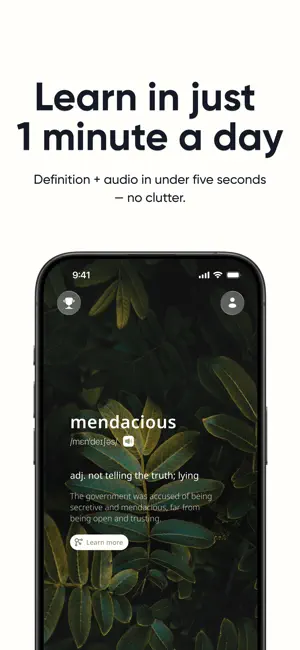 Vocabulary Builder by Learning screenshot 2