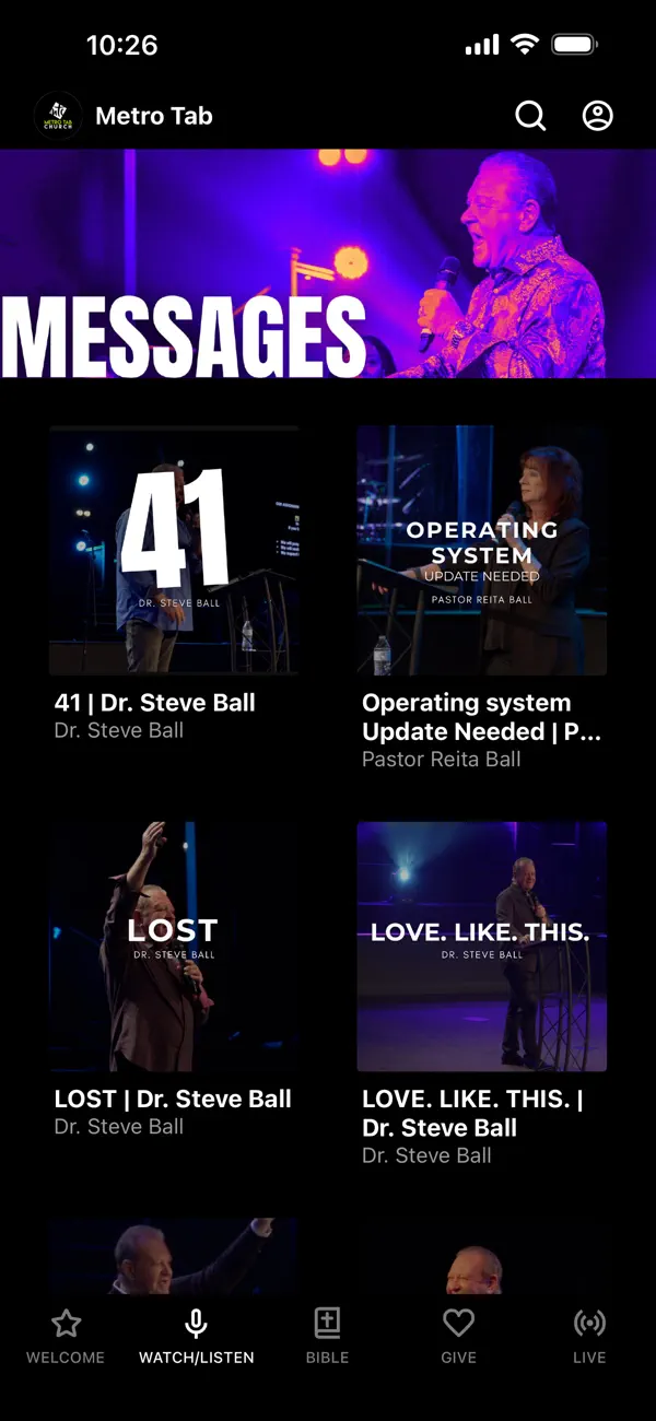 Screenshot #2 pour Metro Tab Church