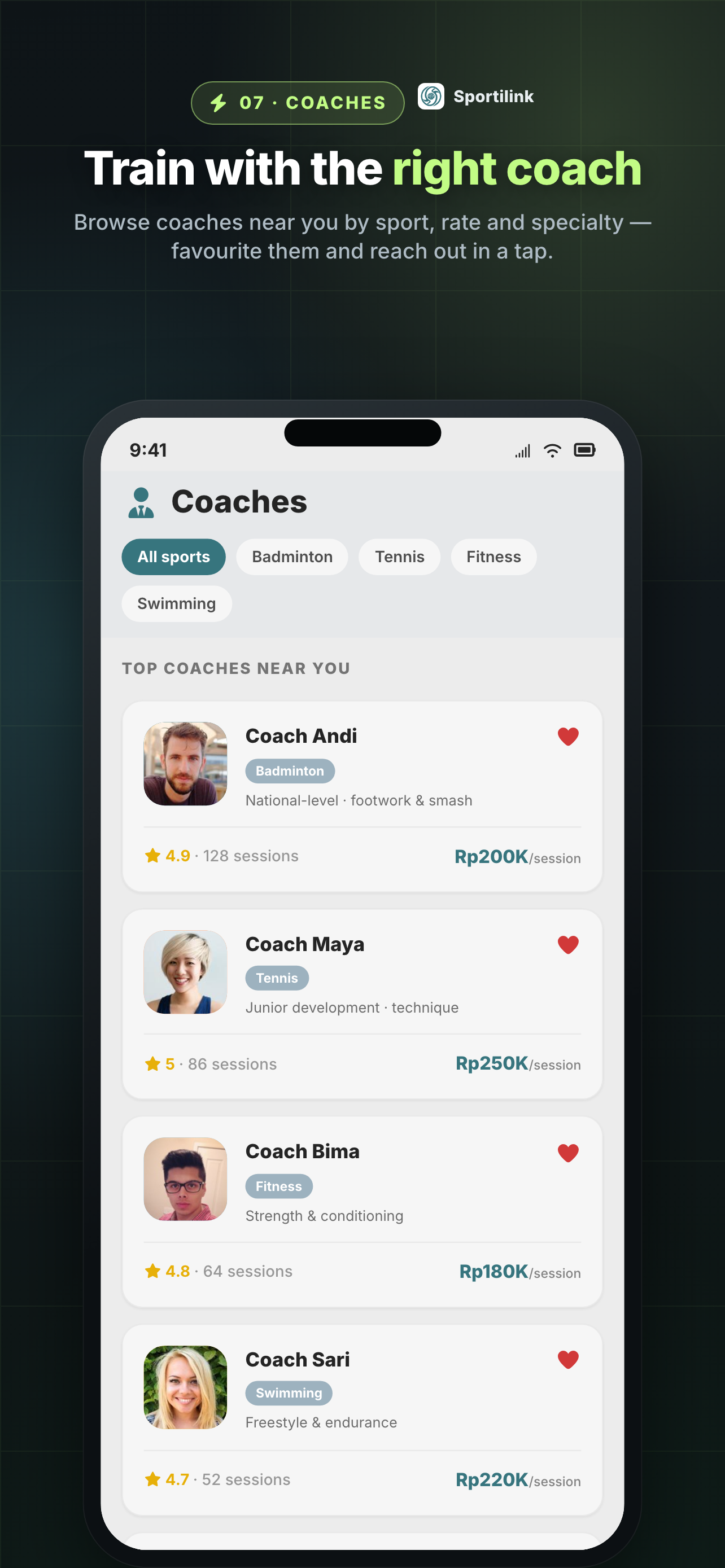 Sportilink screenshot 7