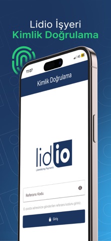 Lidio İşyeri Kimlik Doğrulama screenshot