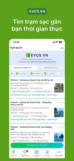 Trạm Sạc EV iPhone screenshot 2
