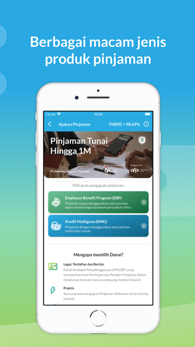 Danai.id - P2P Lending Screenshot