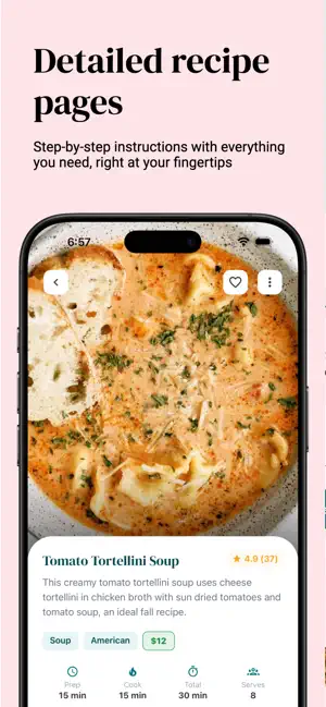 Six Sisters: Meal Planner screenshot 3
