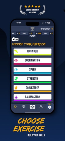FuPer - Pro Soccer Training Screenshot 2 of 5