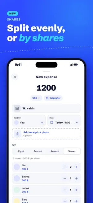 Kvitt – Split Expenses screenshot 3
