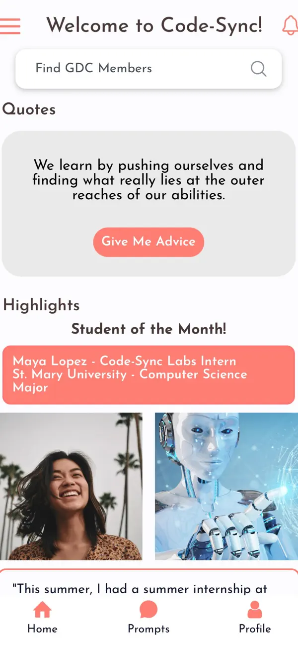 #3. Code-Sync (iOS) โดย: Girls Dream Code