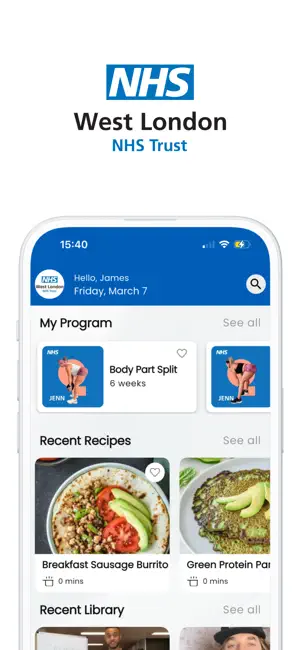 NHS Employee Wellbeing screenshot 1