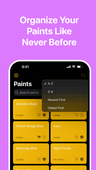 Mini Forge: Paint Rack screenshot