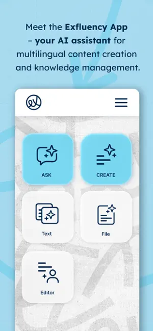 Exfluency screenshot 1