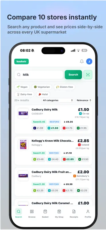 Basketr: Grocery Price Compare screenshot 5 of 5