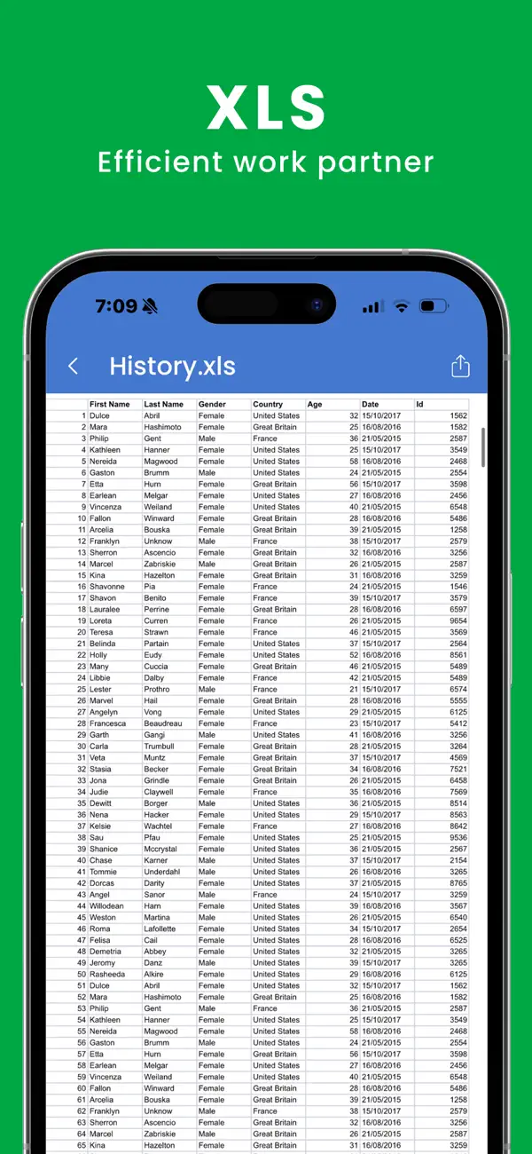 Screenshot #2 pour All Doc Reader: PDF, Word, XLs