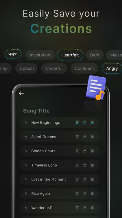 AI Lyrics Generator & Rap Song screenshot-6