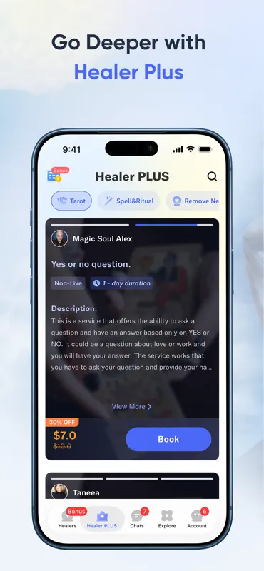 Healer: Live Psychic Readings screenshot 5 of 8
