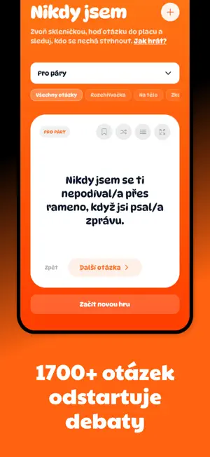 Nikdy jsem! Otázky (CZ) screenshot 2