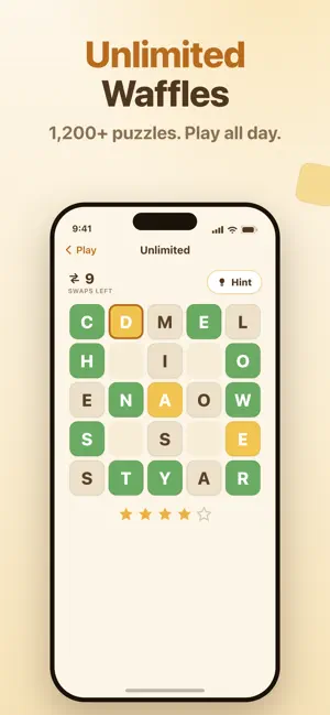 Waffle Game: Daily Word Puzzle screenshot 1