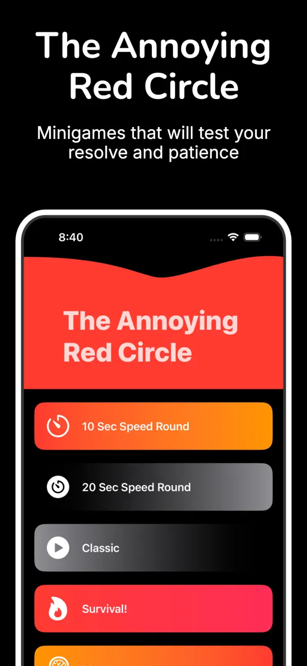 Screenshot #1 pour The Annoying Red Circle