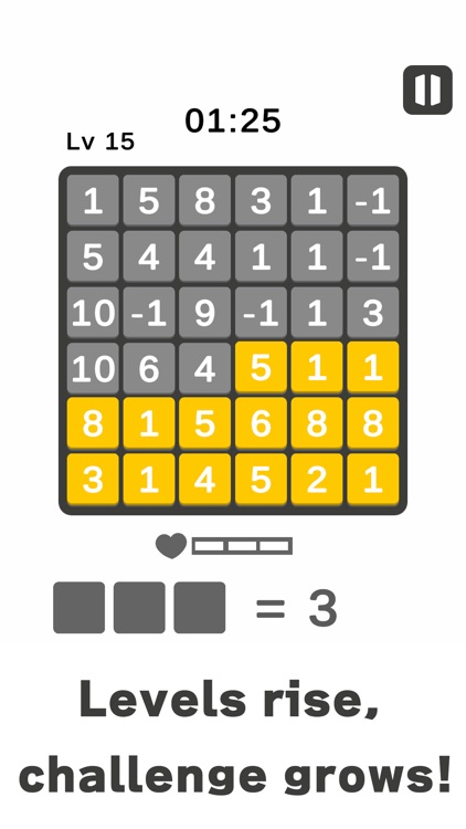 Sum Match3: Math Puzzle Game screenshot-3