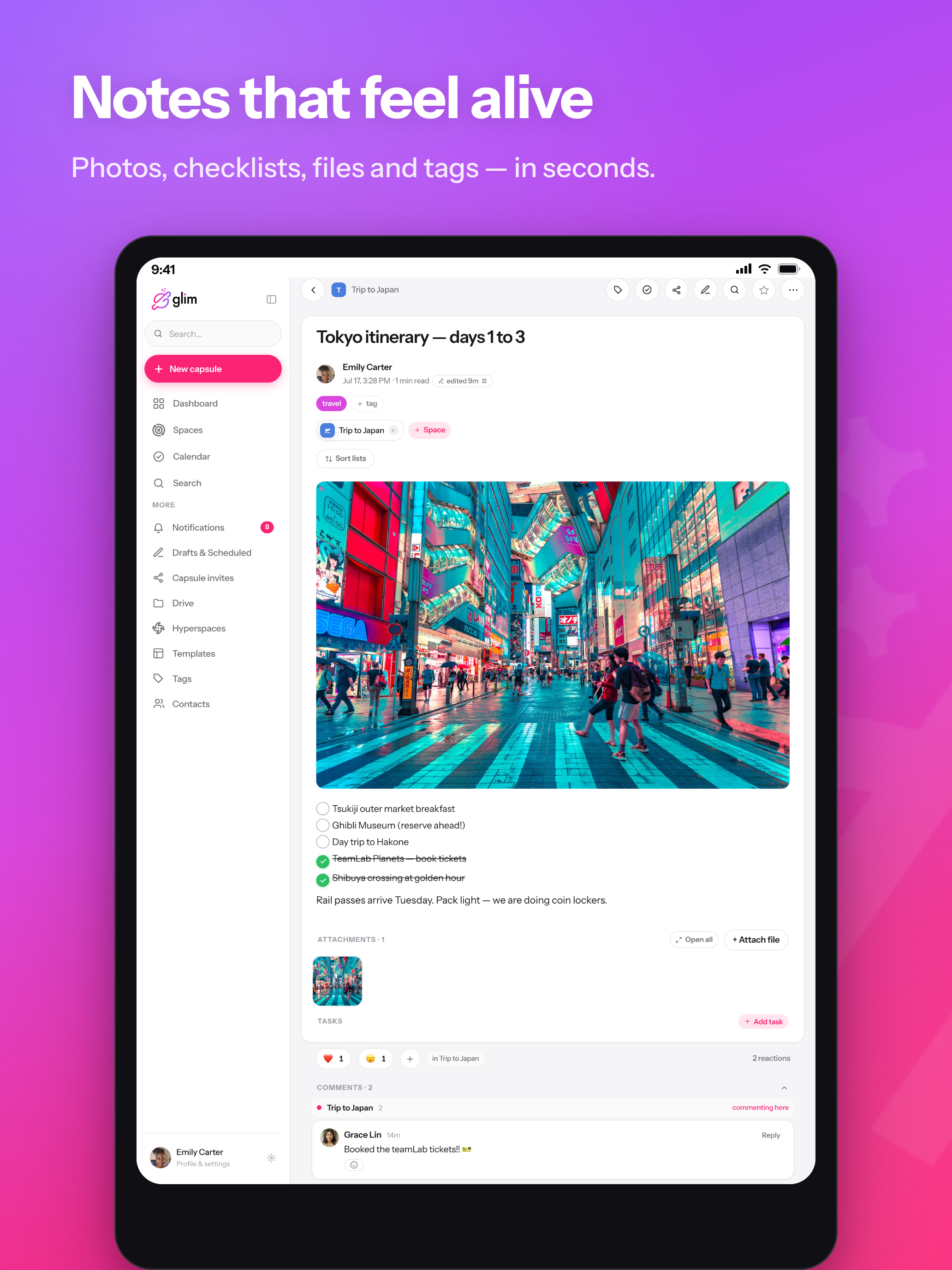 Glim: Social Space screenshot 11