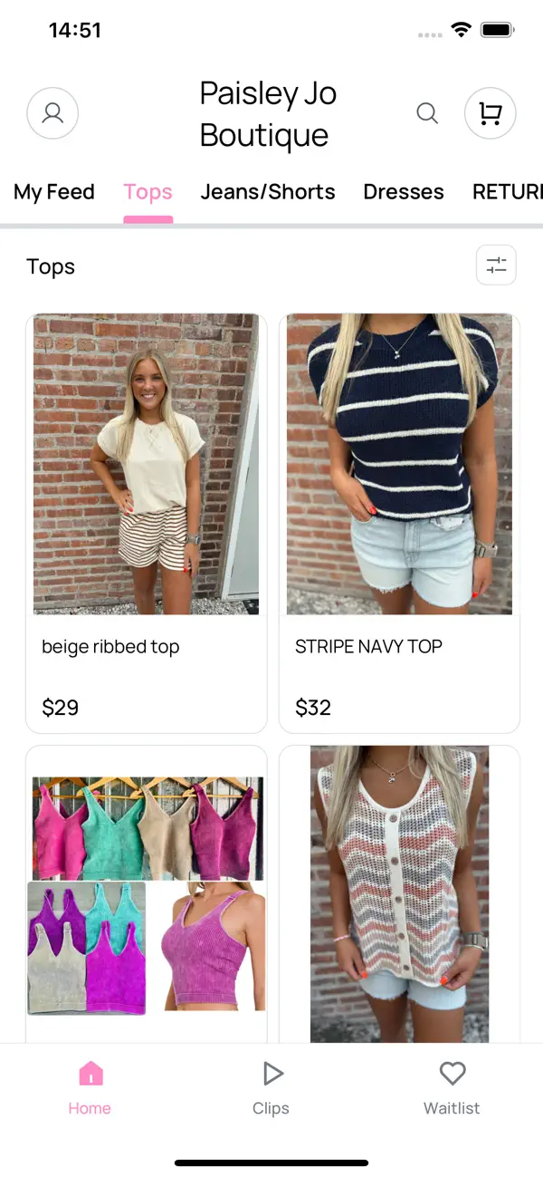 Screenshot #1 pour Paisley Jo Boutique