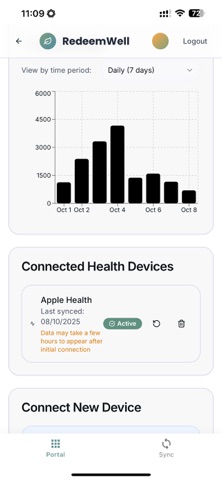 RedeemWellBeing screenshot