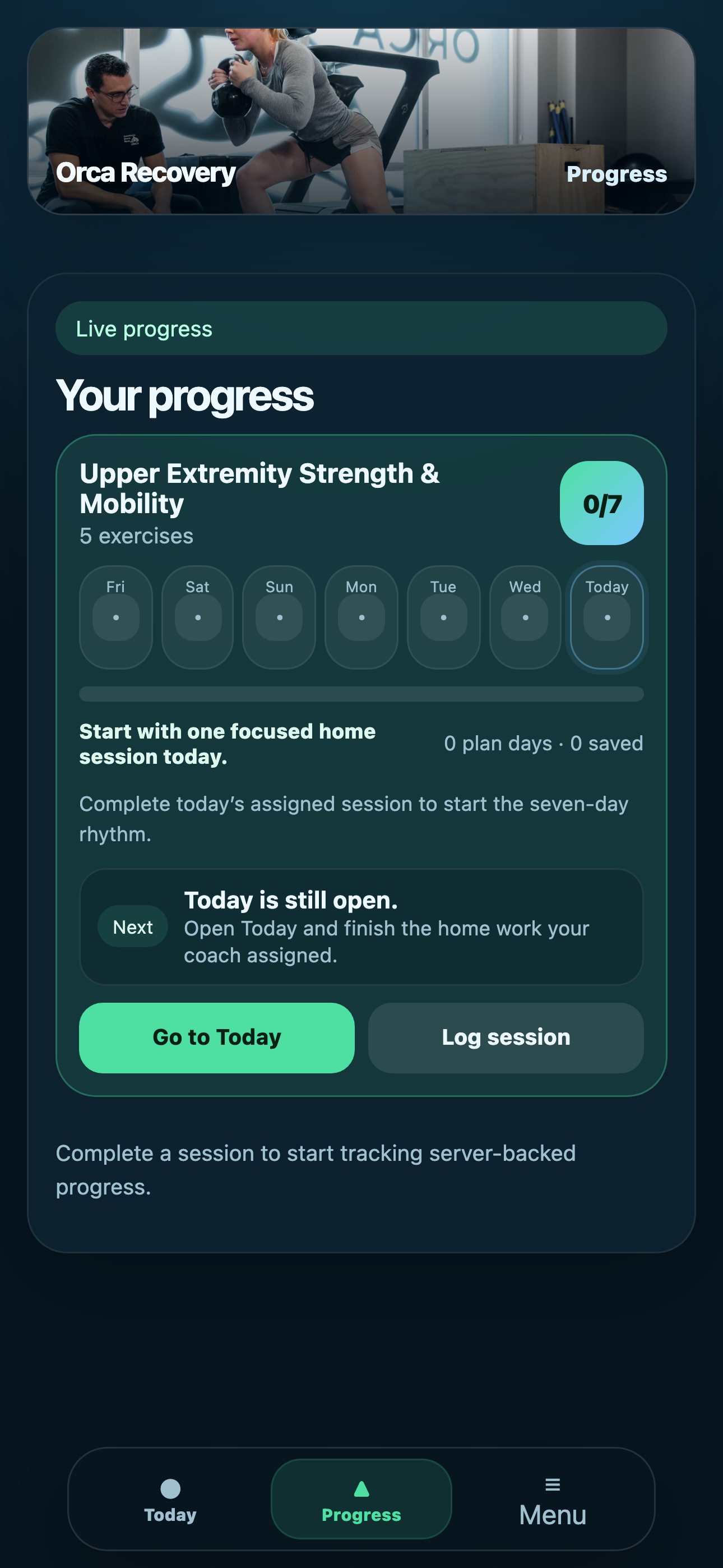 Orca Sports trainer screenshot 3