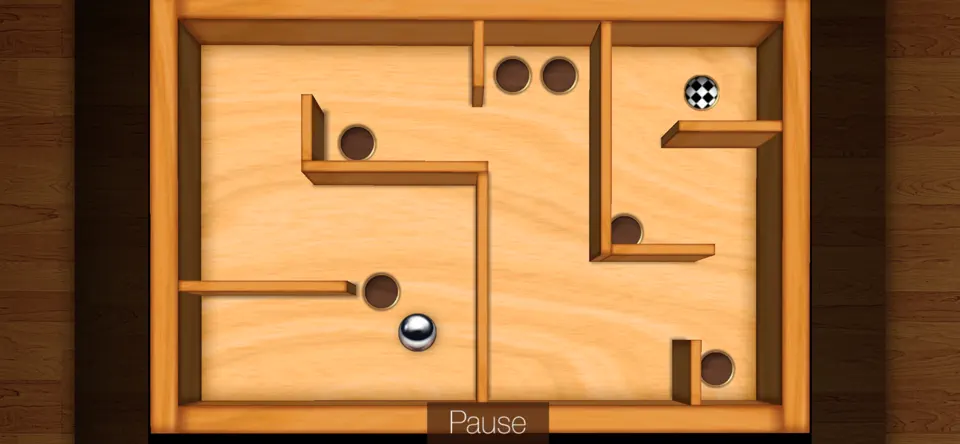 Screenshot von Wooden Labyrinth 3D auf dem iPhone 2