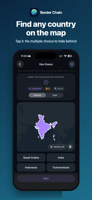 Geography games & Border Chain screenshot 2