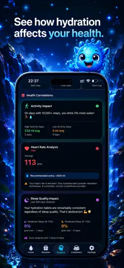 Screenshot von Drink Water –Track Your Health auf dem iPhone 2