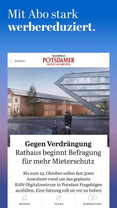 Potsdamer Neueste Nachrichten Screenshot