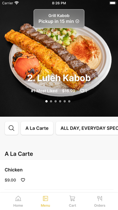 Grill Kabob To Go iPhone screenshot 2 - Food & Drink app