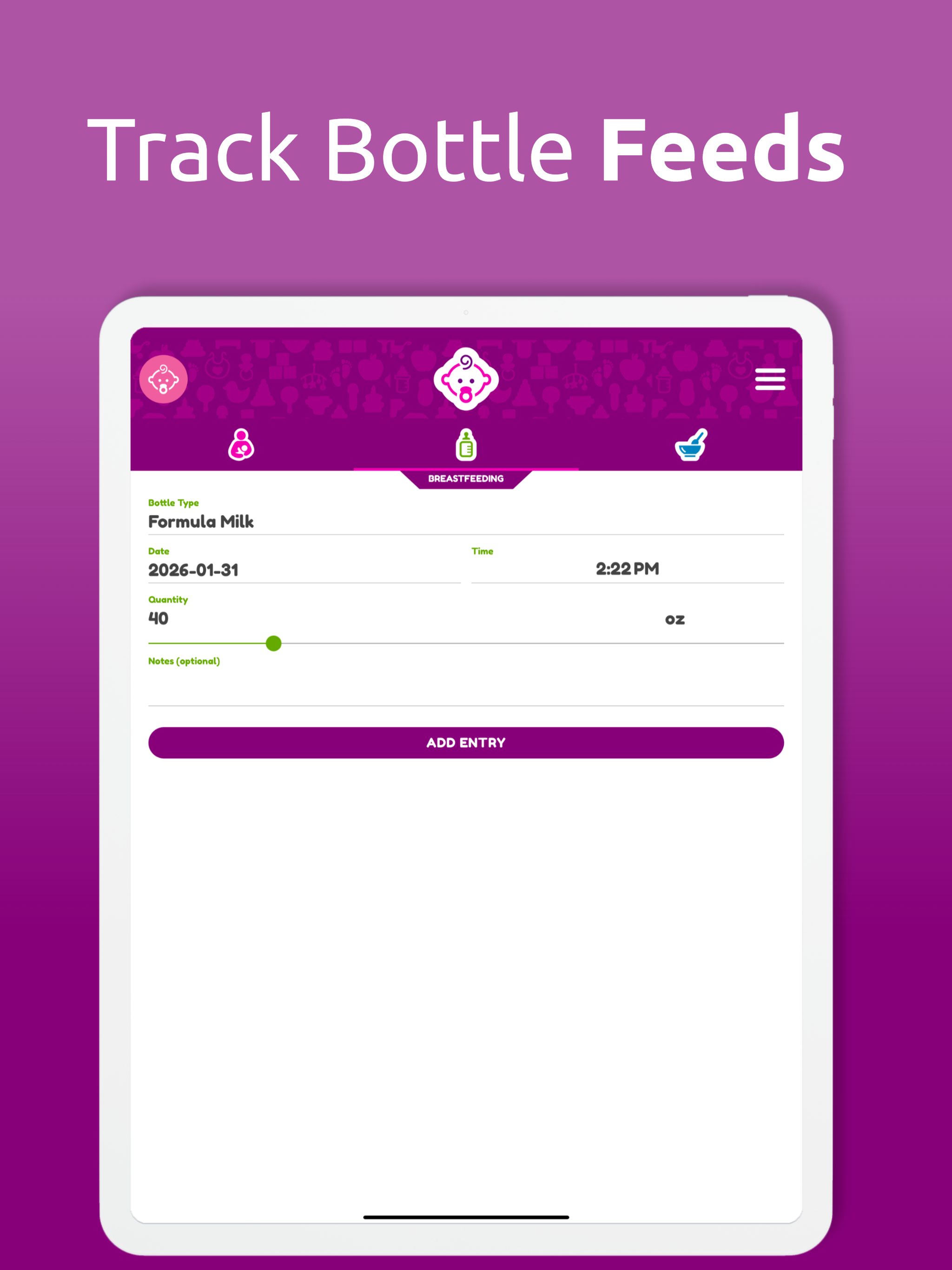 Breastfeeding Baby Tracker