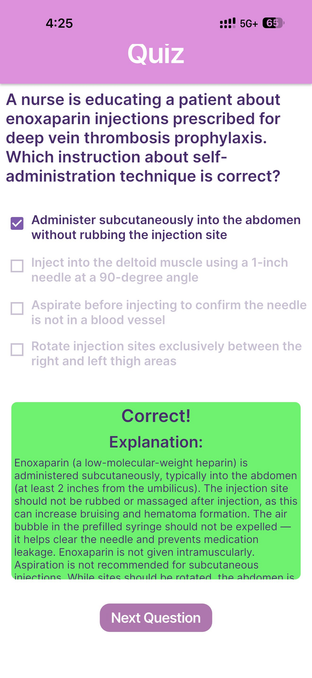 Pharmacology Quiz for Students screenshot 4