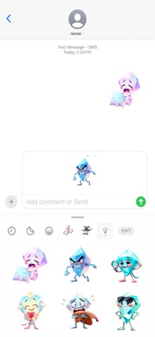 闪耀钻石贴纸 screenshot