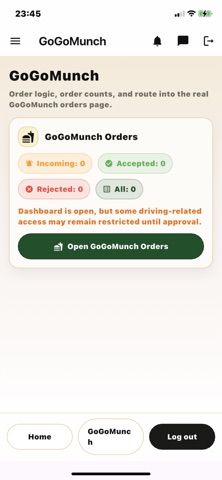 GoGoLiberty Driver iPhone screenshot