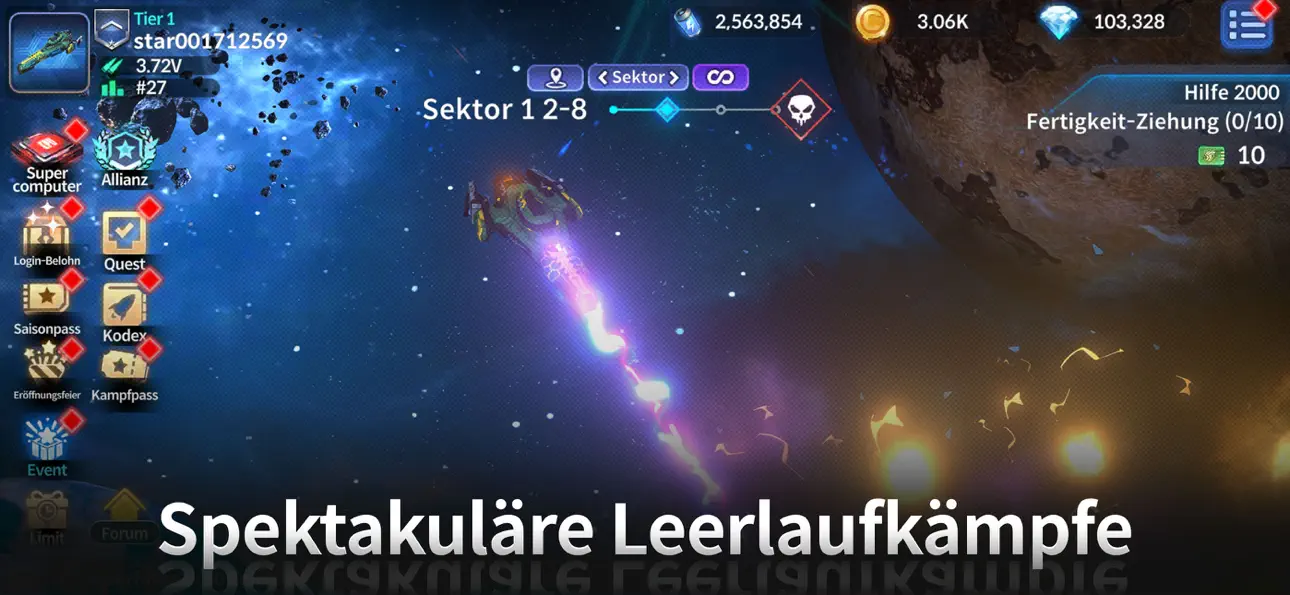 Darkstar: Idle RPG Hack screenshot 2 - iOS game interface