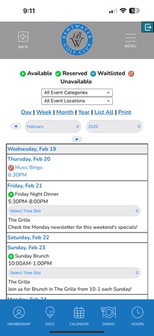 Bentwater Golf Club iPhone screenshot