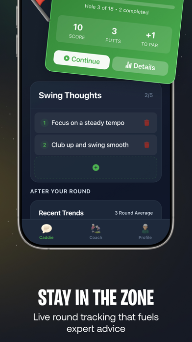 ClutchCaddie: AI Golf Caddy iPhone screenshot 4 - Sports app