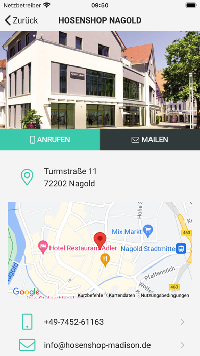 hosenshop MADISON Screenshot