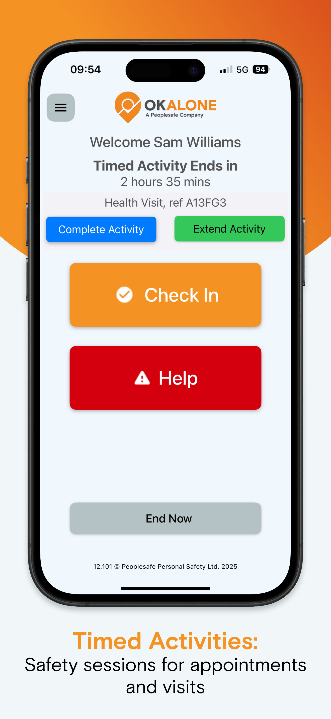 OK Alone - Lone Worker App