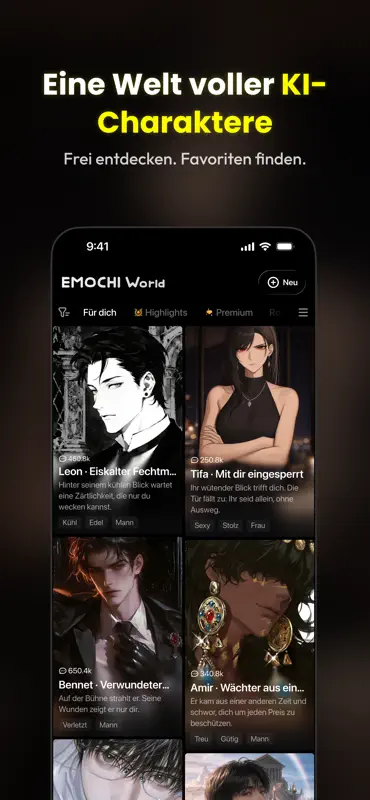 EMOCHI World: AI Story Chat screenshot 2 of 5