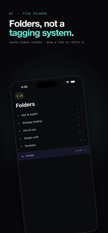 Emily: minimal bookmark saver Screenshot 2 of 5