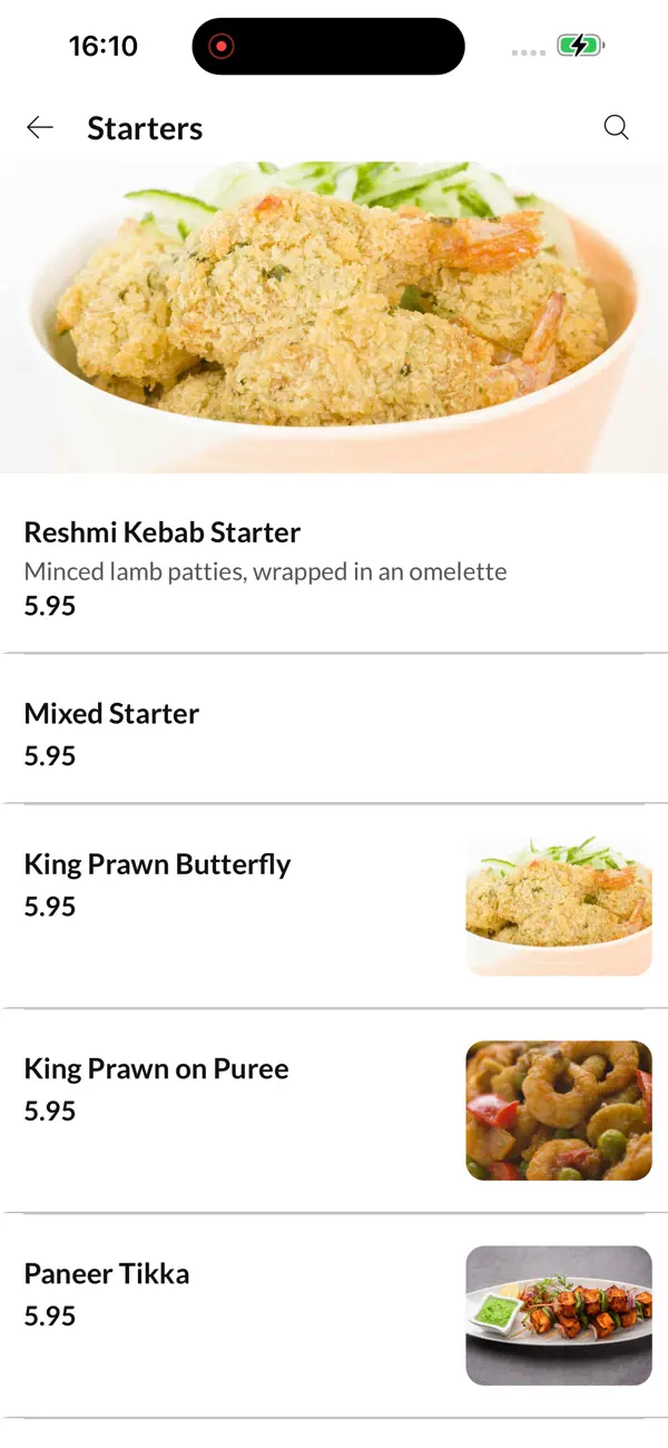 Screenshot #3 pour RAJ FINE INDIAN CUISINE